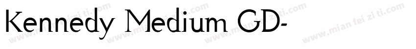 Kennedy Medium GD字体转换